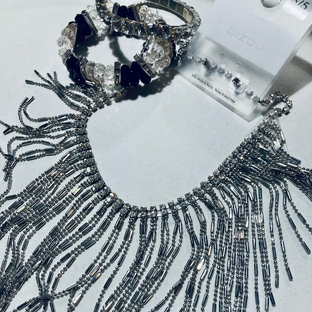 Women's necklace Chic & Modern Party Pure Color Jewelry Sets - JEWELRY